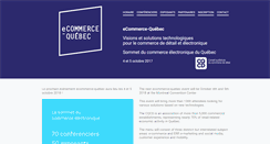 Desktop Screenshot of ecommerce-quebec.org