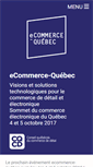 Mobile Screenshot of ecommerce-quebec.org