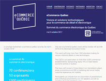 Tablet Screenshot of ecommerce-quebec.org